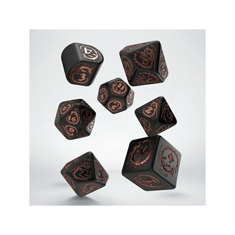 Dados Dragons Modern Obsidian | Accesorios | Gameria