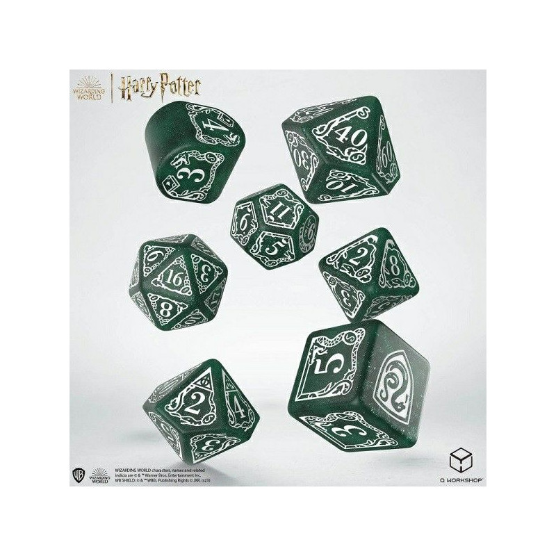 Dados Harry Potter Slytherin Modern Dice Set | Accesorios | Gameria