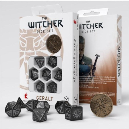 Pack de Dados The Witcher Geralt Silver Sword