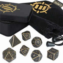 Dados Enhance Metal Dice Set with Case and Dice Bag | Accesorios | Gameria