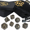 Dados Enhance Metal Dice Set with Case and Dice Bag | Accesorios | Gameria