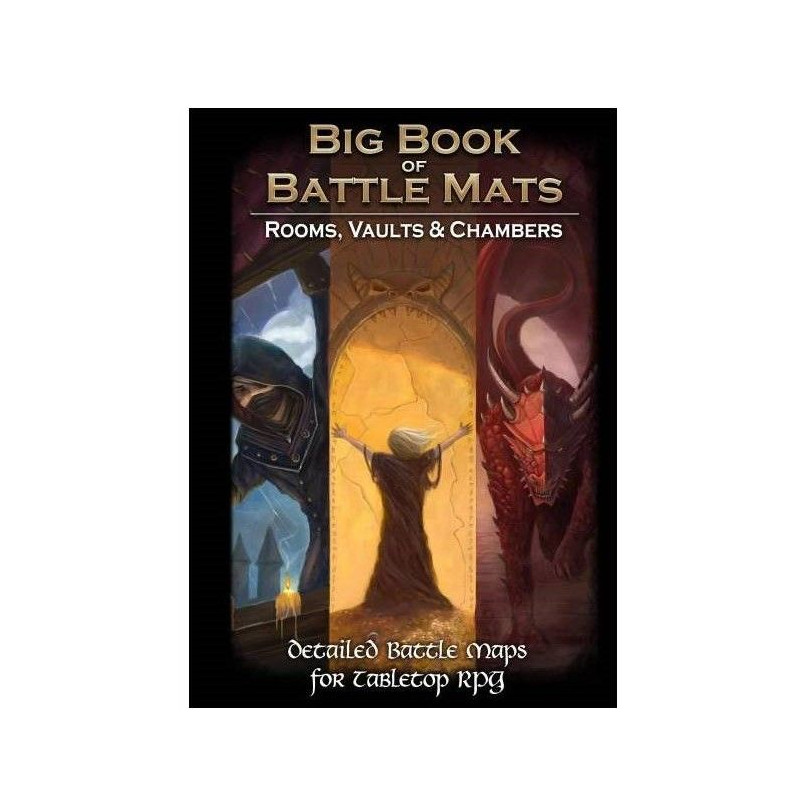 Rooms, Vaults & Chambers The Big Book of Battle Mats (Inglés) | Rol | Gameria