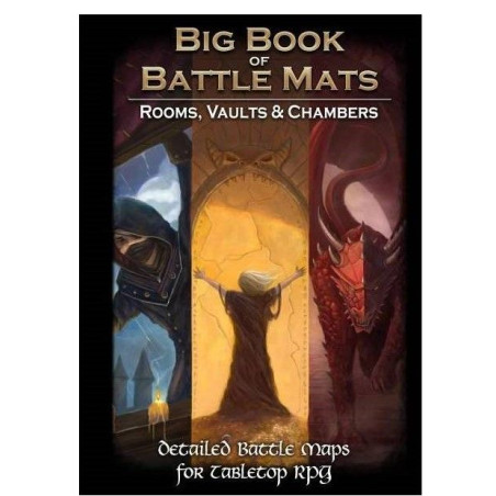 Rooms, Vaults & Chambers The Big Book of Battle Mats (Inglés)