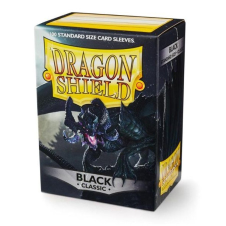 Fundas Dragon Shield Black Classic 100 Unidades
