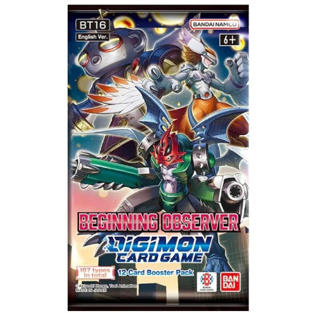 Digimon Card Game Beginning Observer BT16 Sobre