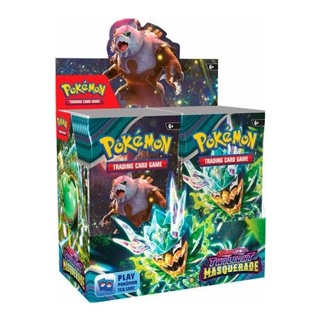 Pokémon Jcc Scarlet & Violet 6 Twilight Masquerade Caja (Inglés)