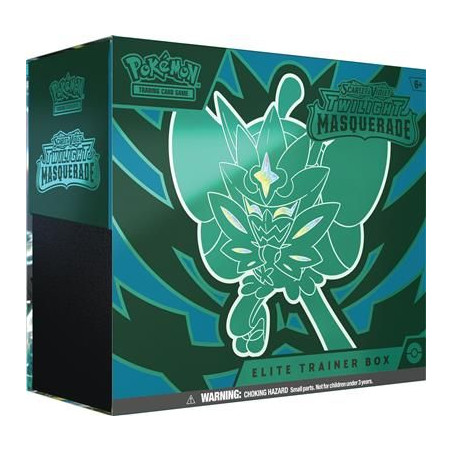 Pokémon Jcc Scarlet & Violet 6 Twilight Masquerade Elite Trainer Box (Inglés)