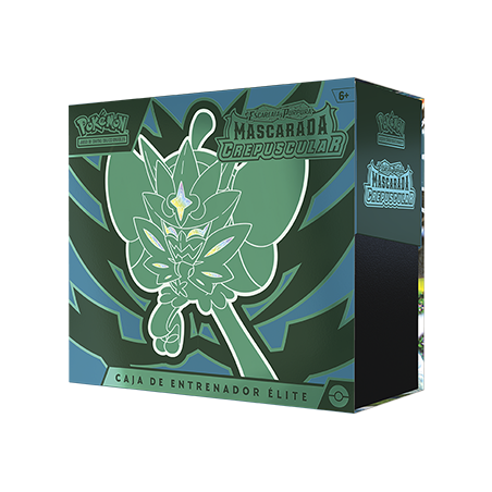 Pokémon Jcc Escarlata y Púrpura Mascarada Crepuscular Caja De Entrenador Élite