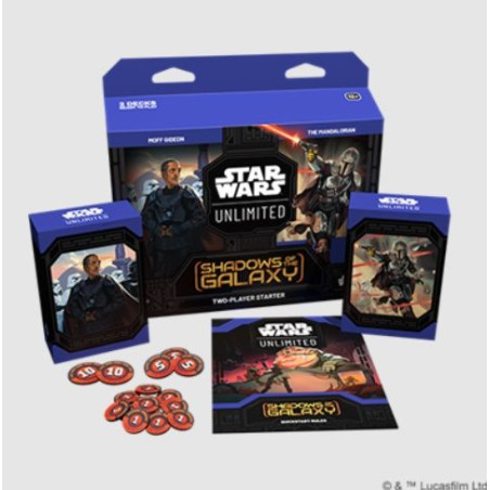 Star Wars Unlimited Shadows Of The Galaxy Caja de Inicio (Inglés)
