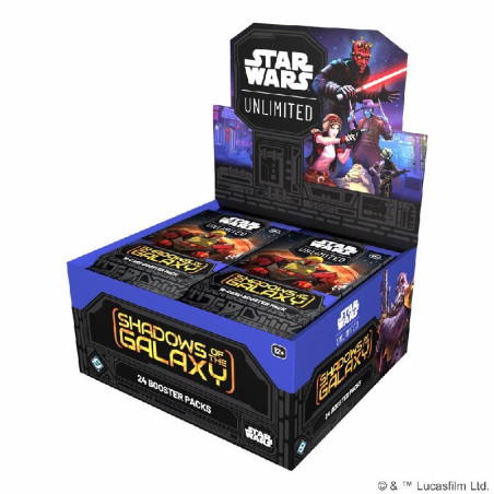 Star Wars Unlimited Shadows Of The Galaxy Caja de Sobres (Inglés)