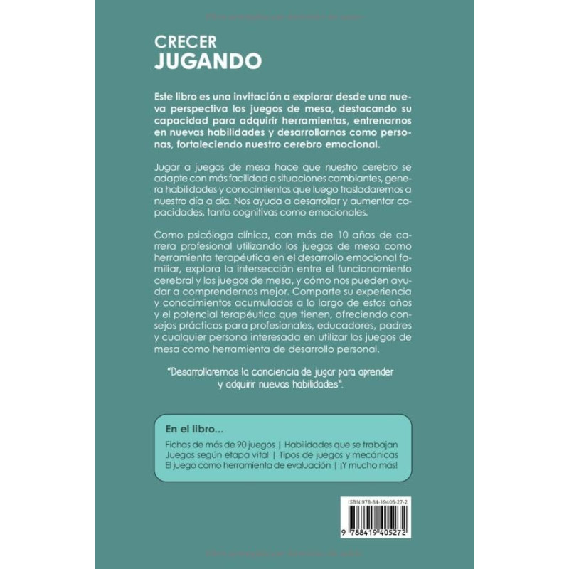 Libro Crecer jugando | Juegos de Mesa | Gameria