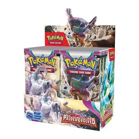Pokémon Jcc Escarlata y Púrpura Paldea Evolved Caja (Inglés)