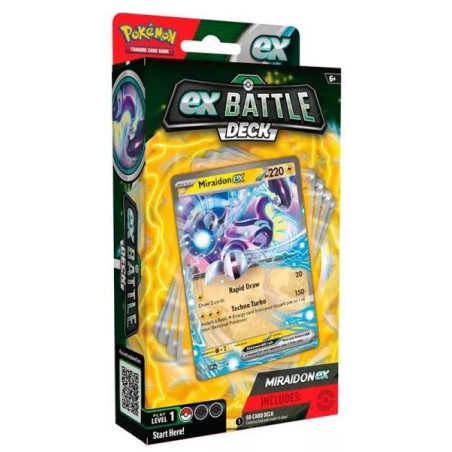 Pokémon Jcc Miraidon Ex Battle Deck (Inglés)