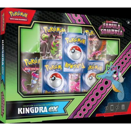 Pokémon Jcc Escarlata y Púrpura Fábula Sombría Special Collection Kingdra