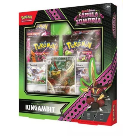 Pokémon Jcc Escarlata y Púrpura Fábula Sombría IR Collection Kingambit