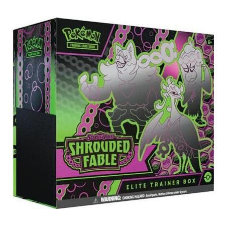 Pokémon Jcc Escarlata y Púrpura Shrouded Fable Caja De Entrenador Élite (Inglés)