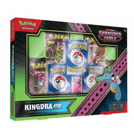 Pokémon Jcc Escarlata y Púrpura Shrouded Fable Special Collection Kingdra (Inglés)