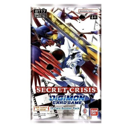 Digimon Card Game Secret Crisis BT17 Sobre