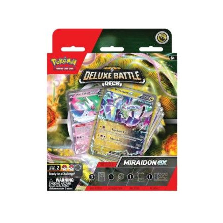 Pokémon Jcc Deluxe Battle Deck Miraidon (Inglés)