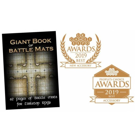 The Giant Book of Battle Mats Revised (Inglés)