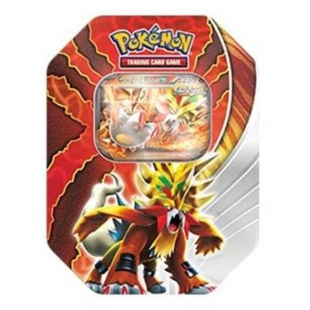 Pokémon Jcc Paradox Destinies Ex Tin Gouging Fire ex (Inglés)