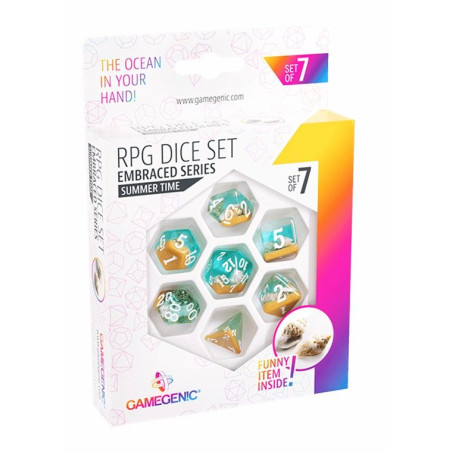 Dados Gamegenic RPG Summer Time