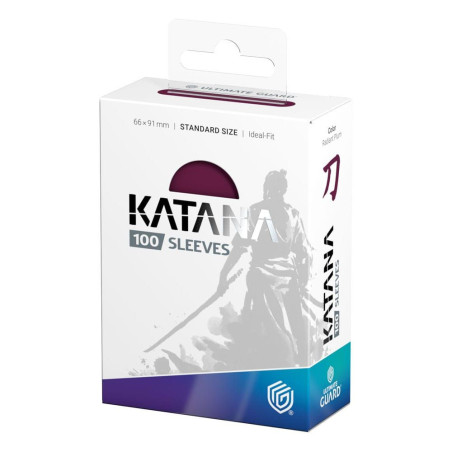 Fundas Ultimate Guard Katana Standard Size 100 Unidades Radiant Plum
