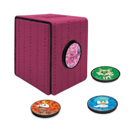 Caja Ultra Pro Pokemon Alcove Click Box Paldea 100+