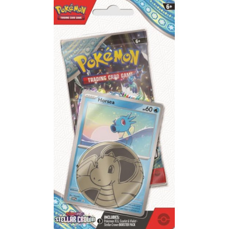 Pokemon Jcc Scarlet & Violet Stellar Crown Checklane Blister Horsea (Inglés)