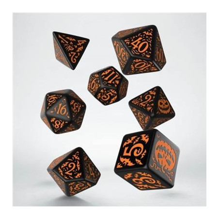 Dados Halloween Pumpkin Black & Orange