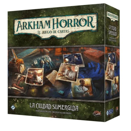 Arkham Horror LCG La ciudad sumergida Expansión de Investigadores