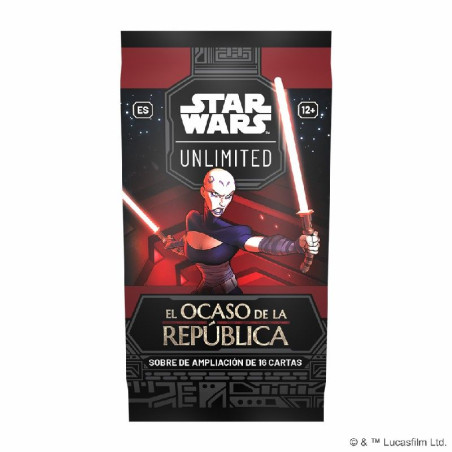 Star Wars Unlimited El Ocaso de la República Sobre