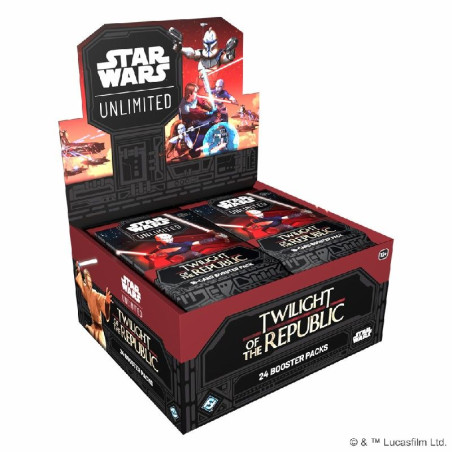 Star Wars Unlimited Twilight of the Republic Caja de Sobres (Inglés)