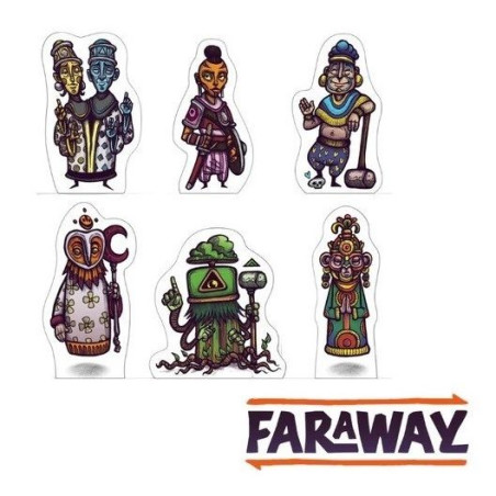 Faraway Meeples de Madera
