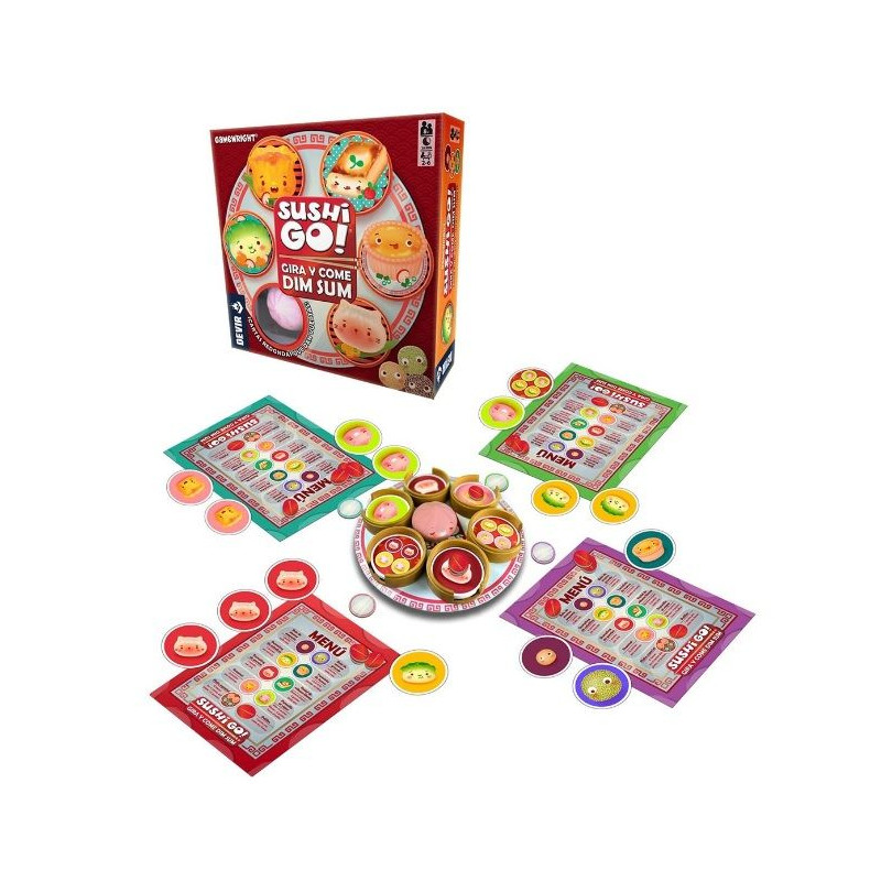 Sushi Go! Gira y Come Dim Sum | Juegos de Mesa | Gameria