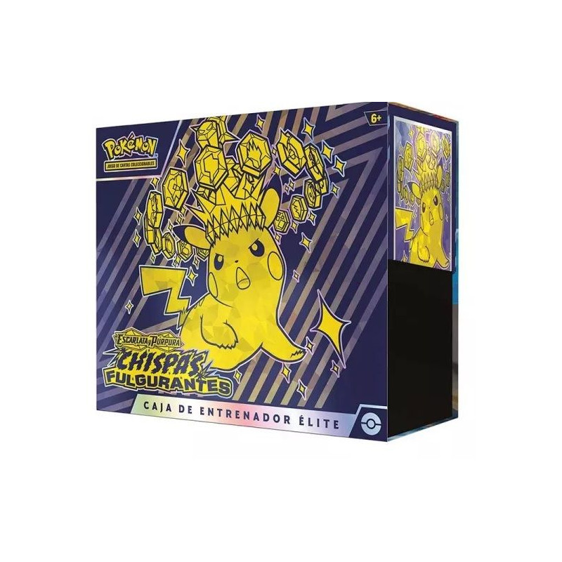 Pokémon Jcc Escarlata y Púrpura Chispas Fulgurantes Caja De Entrenador Élite |  Juegos de Cartas | Gameria