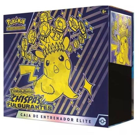 Pokémon Jcc Escarlata y Púrpura Chispas Fulgurantes Caja De Entrenador Élite