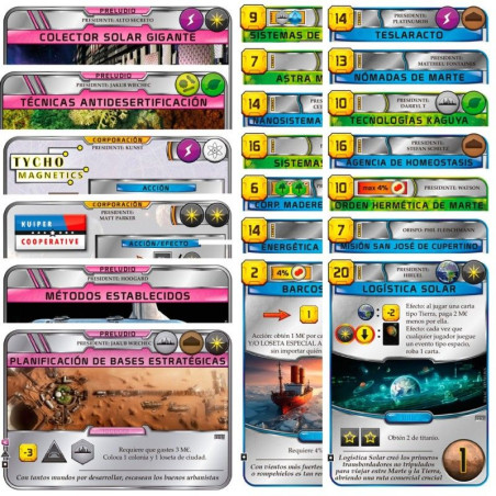 Terraforming Mars Preludio 2 KS Promos