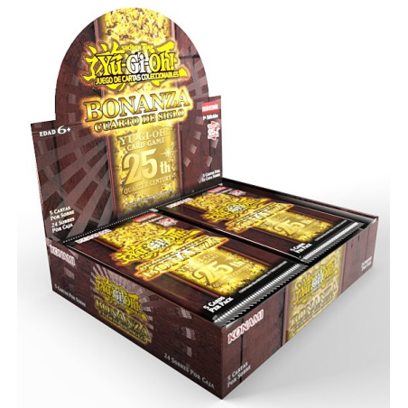 Tcg Yugioh Cuarto de Siglo Bonanza Caja