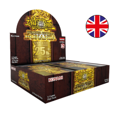 Tcg Yugioh Cuarto de Siglo Bonanza Caja (Inglés)