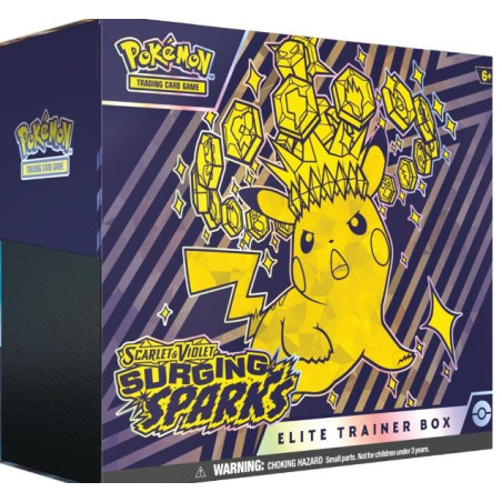 Pokemon Jcc Scarlet & Violet Surging Sparks Elite Trainer Box (Inglés)