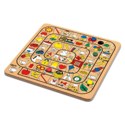 Parchís y Oca de Madera 2 en 1 | Juegos de Mesa | Gameria