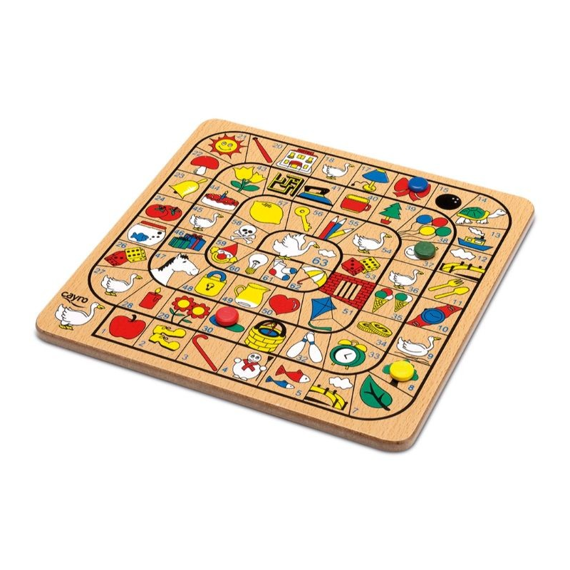 Parchís y Oca de Madera 2 en 1 | Juegos de Mesa | Gameria