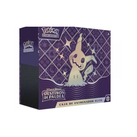Pokémon Jcc Escarlata y Púrpura 4.5 Destinos de Paldea Caja Entrenador Élite