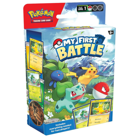 Pokémon Jcc My First Battle Bulbasaur vs Pikachu