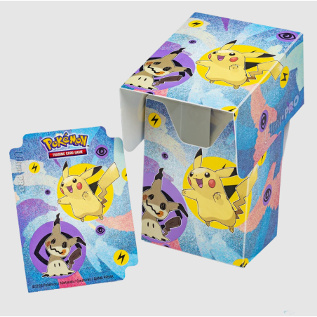 Caja Pokémon Ultra Pro Deck Box Pikachu & Mimikyu