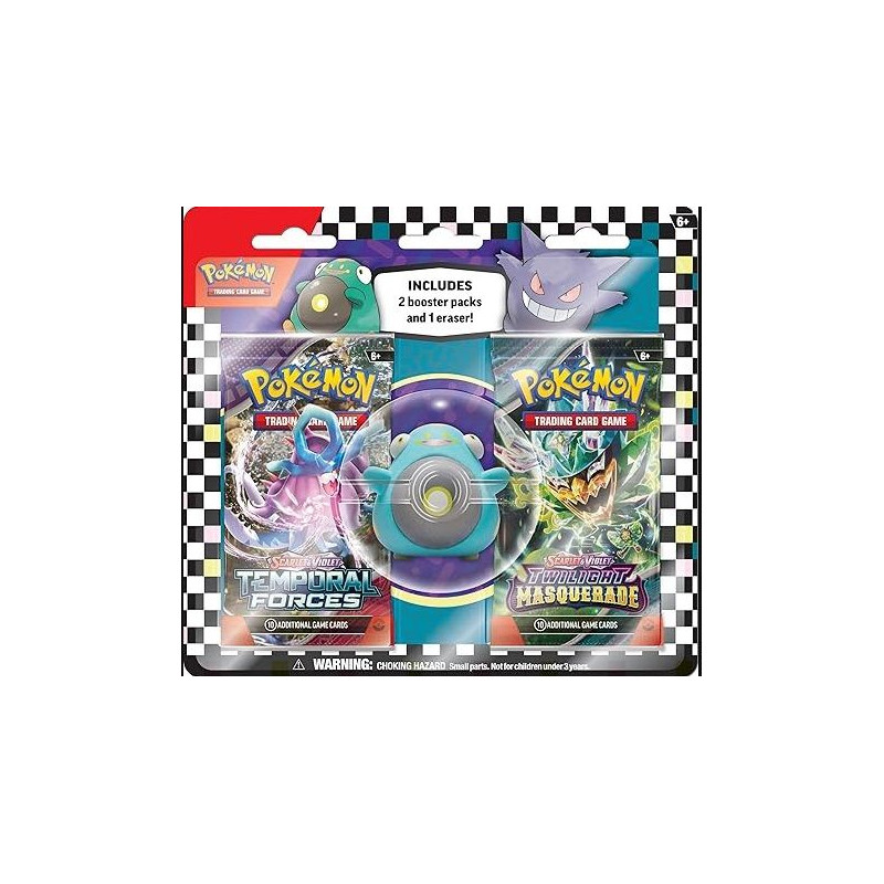 Pokemon Back to School Eraser Blister Assortment Bellibolt | Juegos de Cartas | Gameria