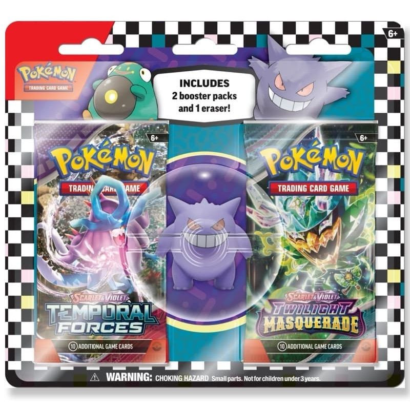 Pokemon Back to School Eraser Blister Assortment Gengar | Juegos de Cartas | Gameria
