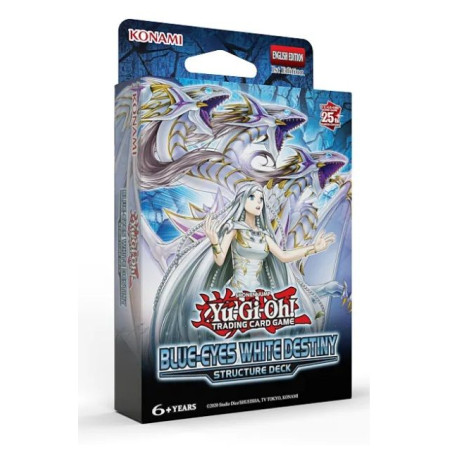 Yugioh Tcg Destino Blanco De Ojos Azules Baraja De Estructura
