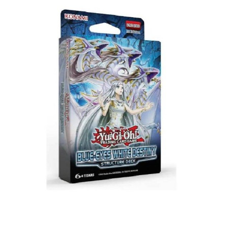 Yugioh Tcg Destino Blanco De Ojos Azules Baraja De Estructura (Inglés)